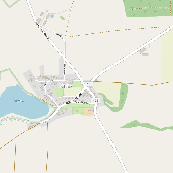 Stadtplan Kittlitz (RZ) Thumbnail