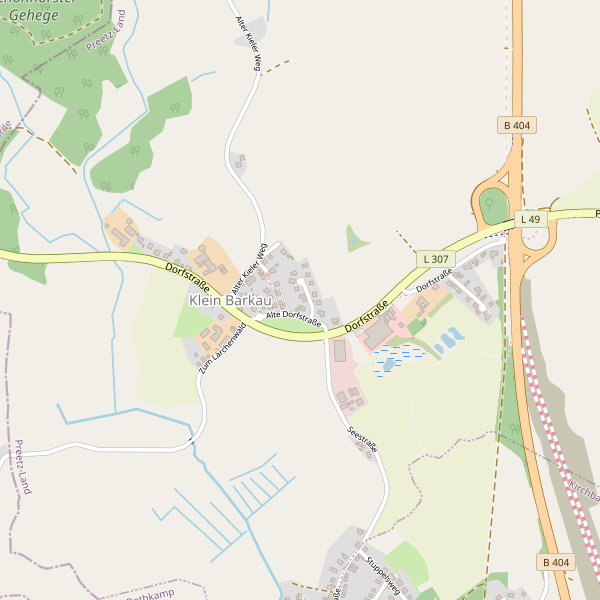 Stadtplan Klein Barkau Thumbnail