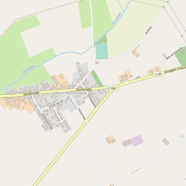 Stadtplan Klein Bennebek Thumbnail