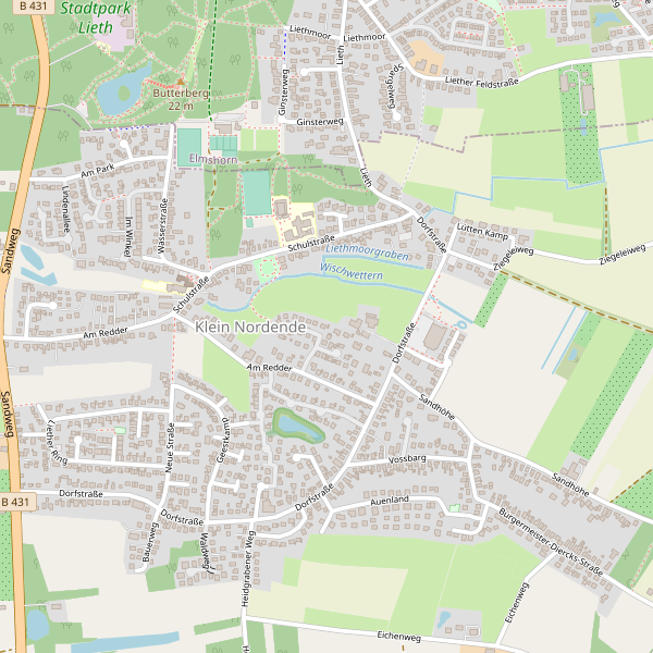 Stadtplan Klein Nordende Thumbnail