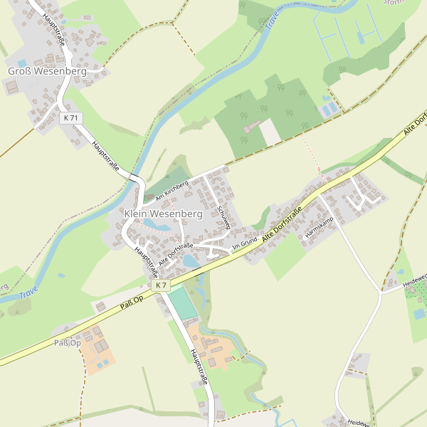 Stadtplan Klein Wesenberg Thumbnail