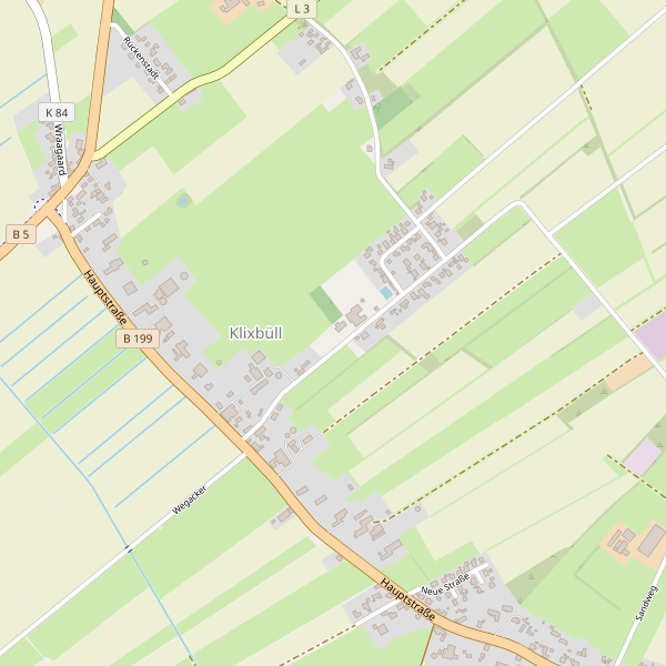 Stadtplan Klixbüll Thumbnail