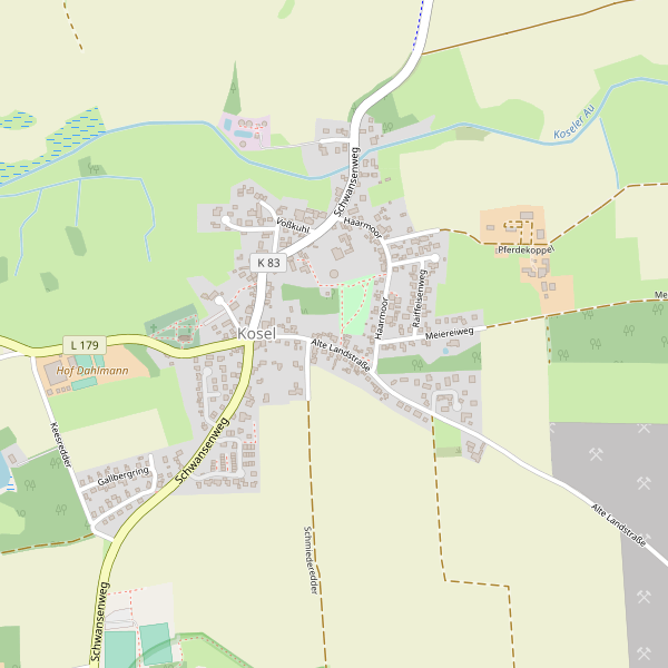 Stadtplan Kosel (RD) Thumbnail