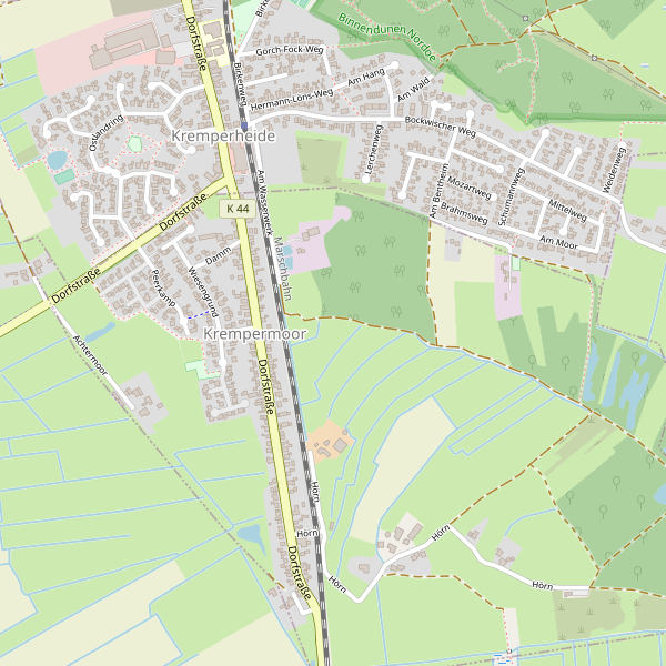 Stadtplan Krempermoor Thumbnail
