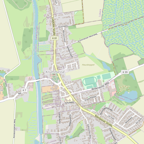 Stadtplan Krummesse Thumbnail