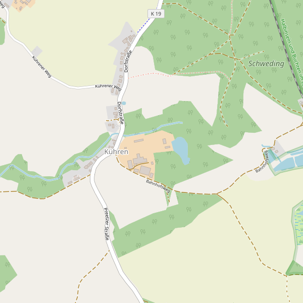 Stadtplan Kühren (PLÖ) Thumbnail