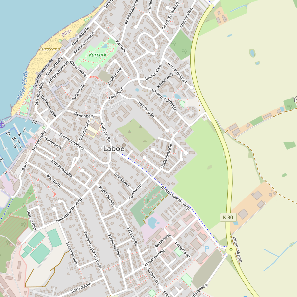 Stadtplan Laboe Thumbnail