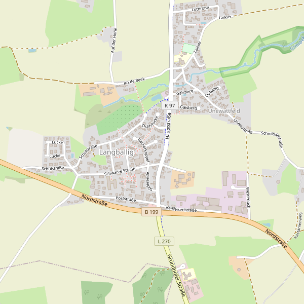 Stadtplan Langballig Thumbnail