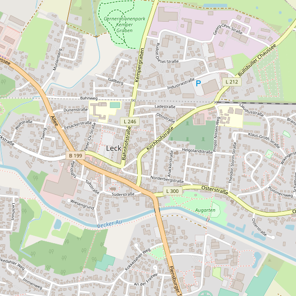 Stadtplan Leck Thumbnail