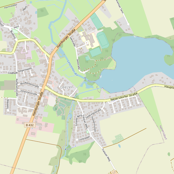 Stadtplan Leezen (SE) Thumbnail