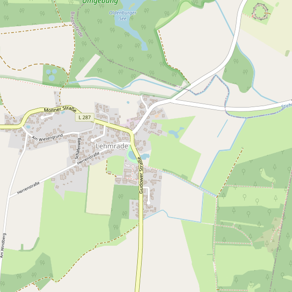 Stadtplan Lehmrade Thumbnail