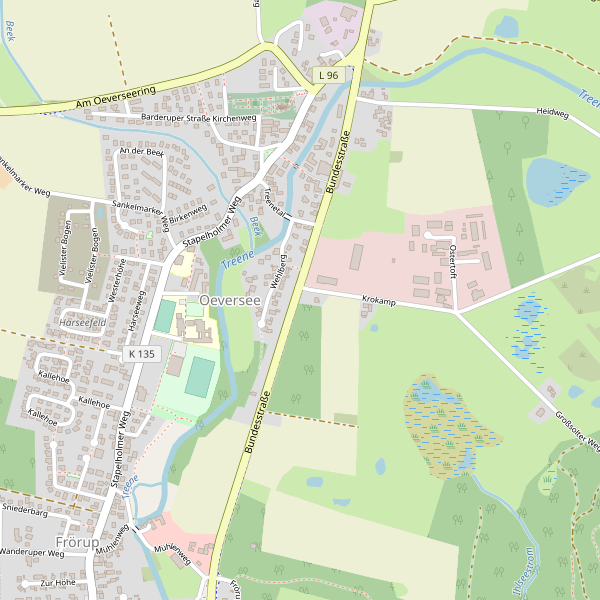 Karte der Toiletten in Oeversee Thumbnail