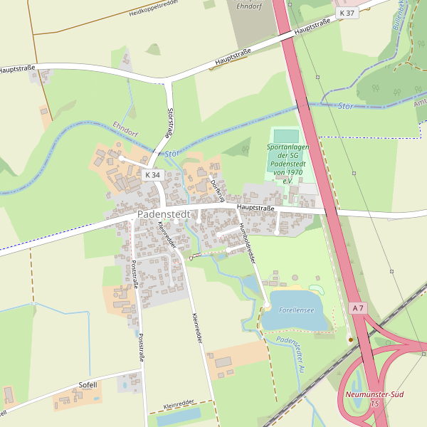 Stadtplan Padenstedt Thumbnail