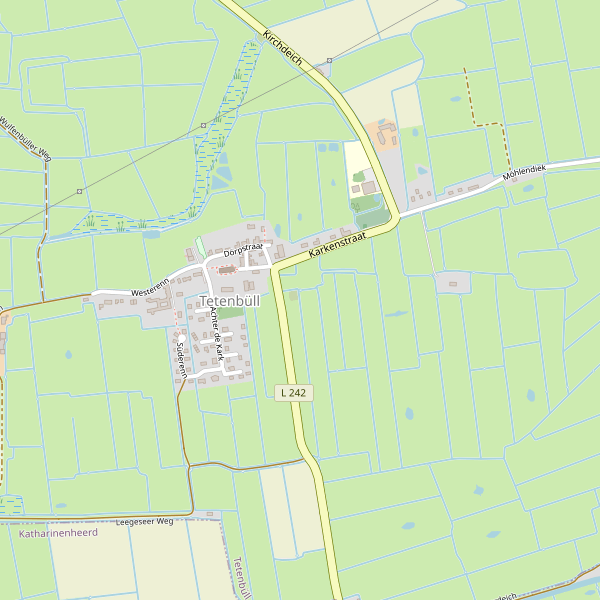 Stadtplan Tetenbüll Thumbnail