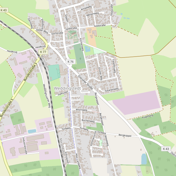 Stadtplan Weddingstedt Thumbnail