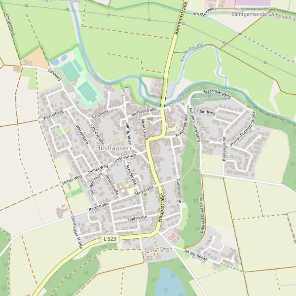 Stadtplan Bilshausen Thumbnail
