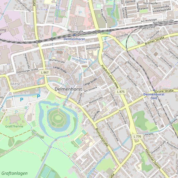 Thumbnail Stadtplan Delmenhorst