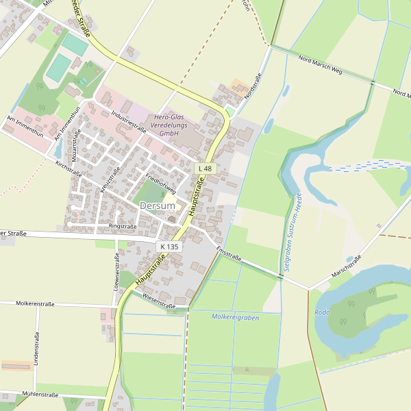 Stadtplan Dersum Thumbnail