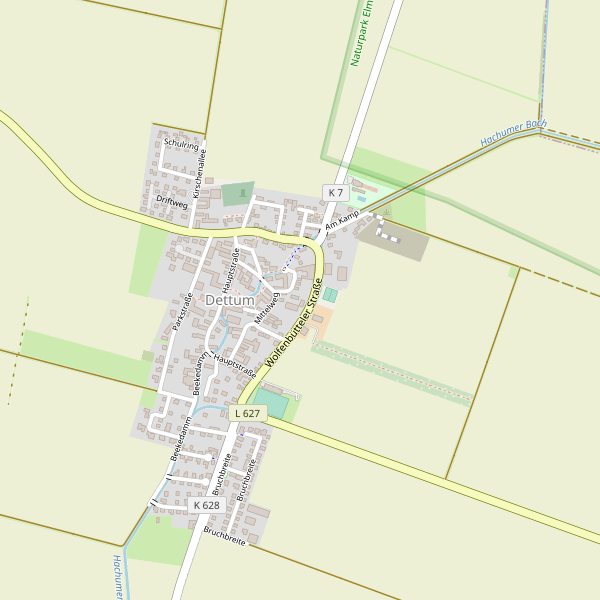 Stadtplan Dettum Thumbnail