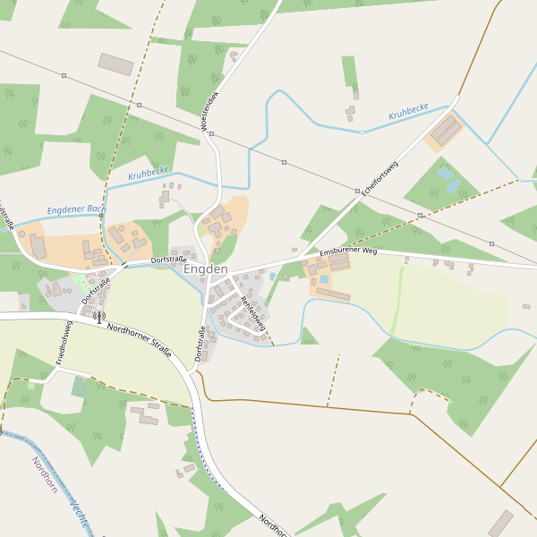 Stadtplan Engden Thumbnail
