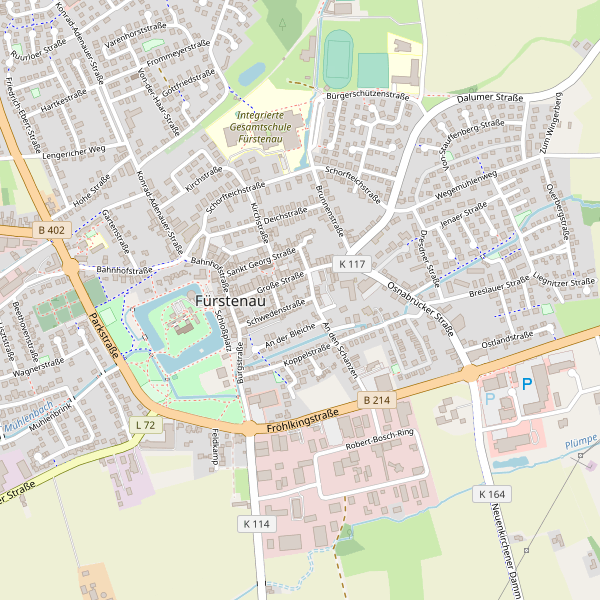 Karte der Toiletten in Fürstenau (OS) Thumbnail