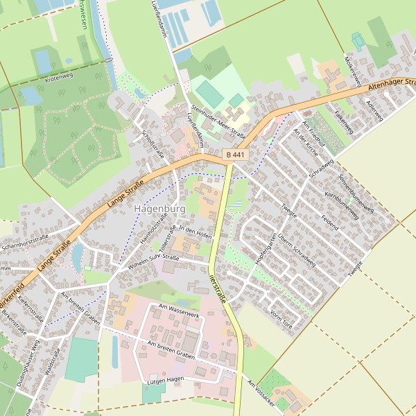 Karte der Toiletten in Hagenburg Thumbnail