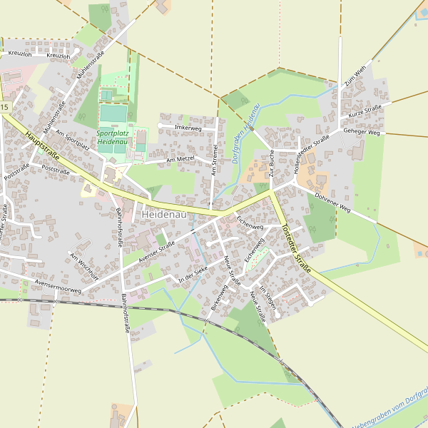 Karte der Toiletten in Heidenau (HAR) Thumbnail