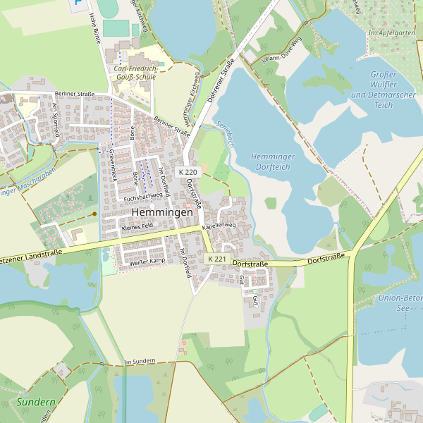 Karte der Fitnessstudios in Hemmingen (H) Thumbnail