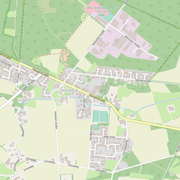 Karte der Toiletten in Itterbeck Thumbnail