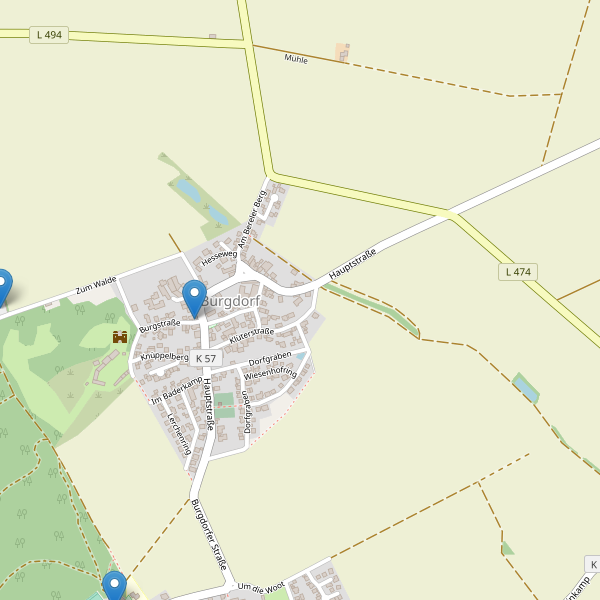 Karte der Parkplätze in Burgdorf (WF) Thumbnail