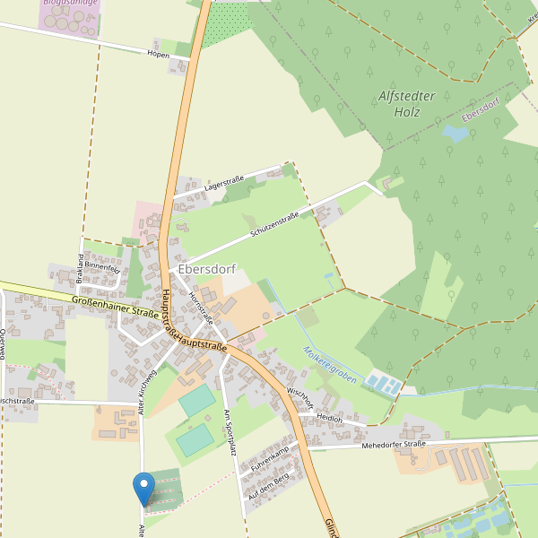 Karte der Parkplätze in Ebersdorf (ROW) Thumbnail
