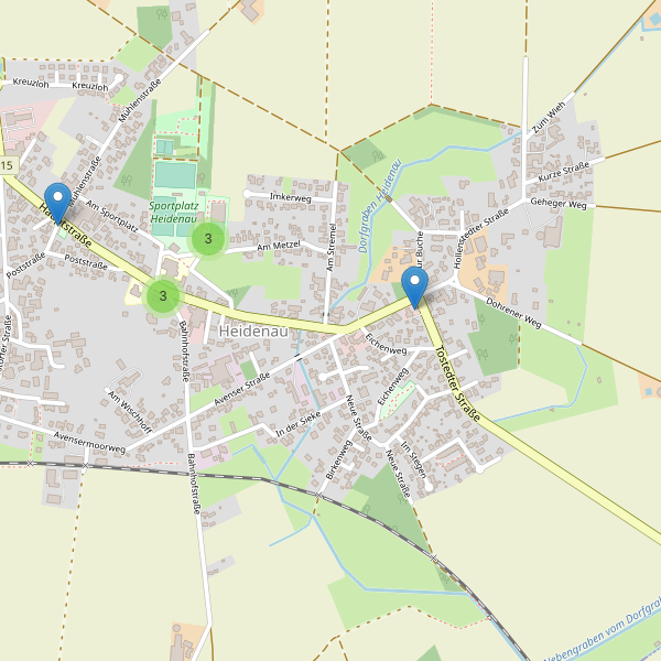 Karte der Parkplätze in Heidenau (HAR) Thumbnail