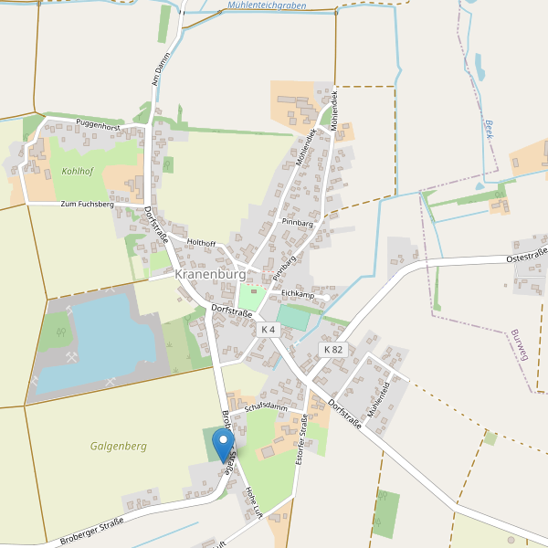 Karte der Parkplätze in Kranenburg (STD) Thumbnail