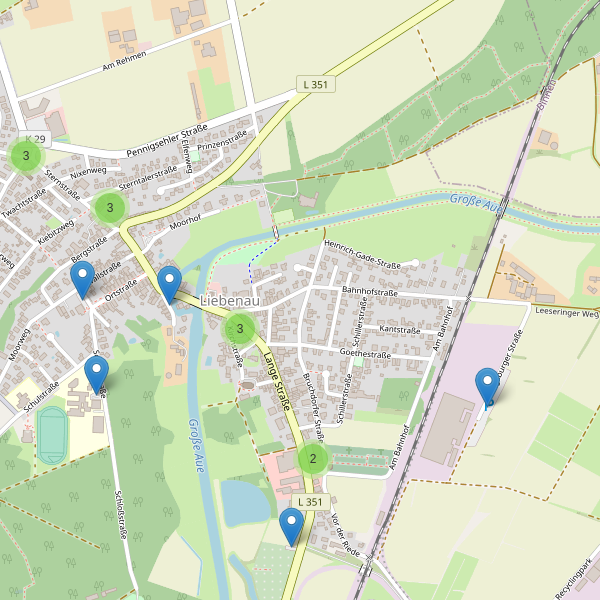 Karte der Parkplätze in Liebenau (NI) Thumbnail