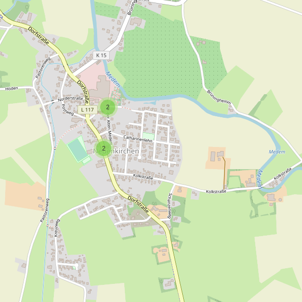 Karte der Parkplätze in Neuenkirchen (CUX) Thumbnail