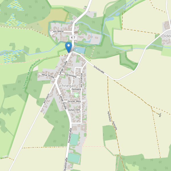 Karte der Parkplätze in Schnega Thumbnail