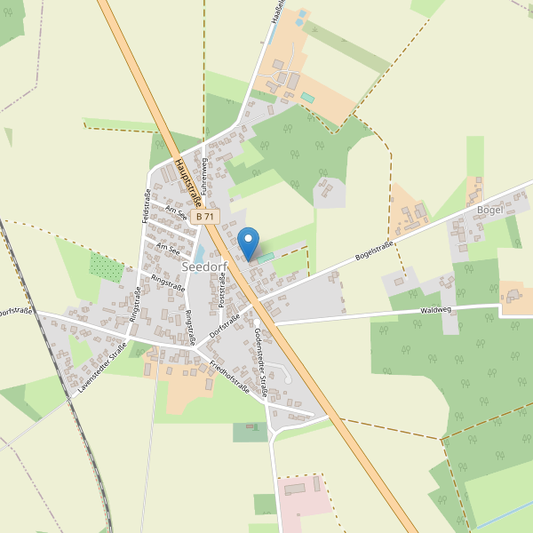 Karte der Parkplätze in Seedorf (ROW) Thumbnail