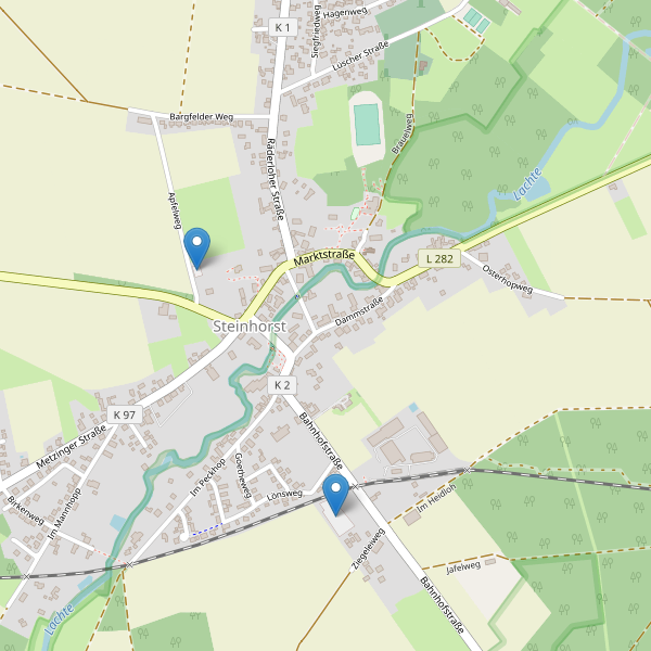 Karte der Parkplätze in Steinhorst (GF) Thumbnail