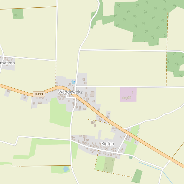 Karte der Parkplätze in Waddeweitz Thumbnail