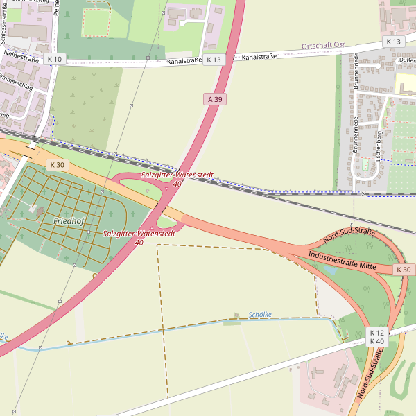 Karte der Sehenswürdigkeiten in Salzgitter Thumbnail