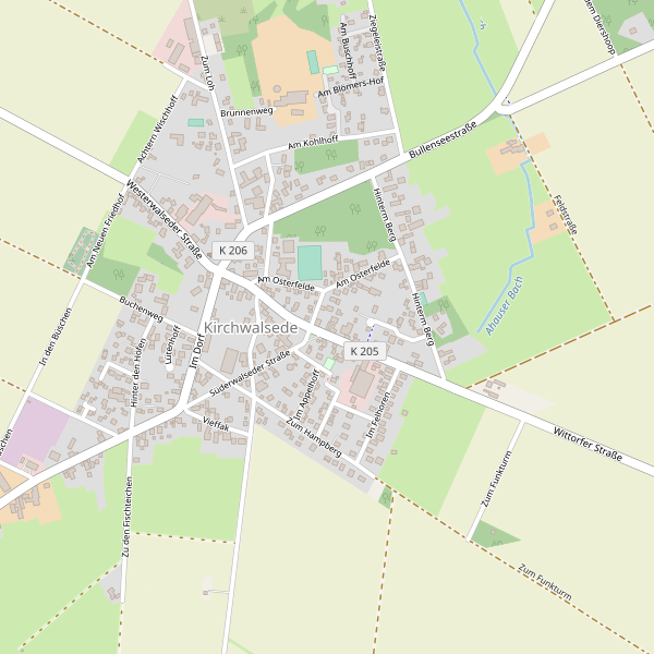 Stadtplan Kirchwalsede Thumbnail