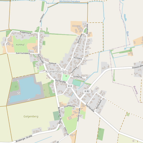 Karte der Toiletten in Kranenburg (STD) Thumbnail