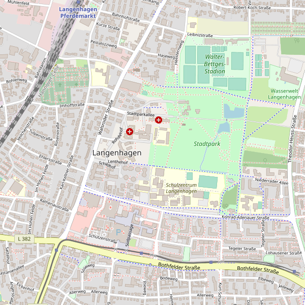 Karte der Toiletten in Langenhagen Thumbnail