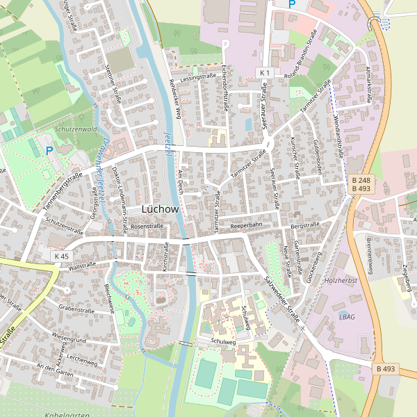 Karte der Toiletten in Lüchow (DAN) Thumbnail