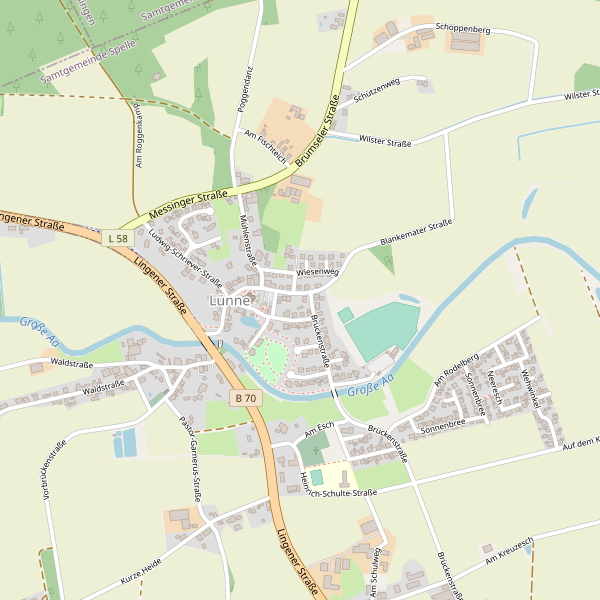 Stadtplan Lünne Thumbnail