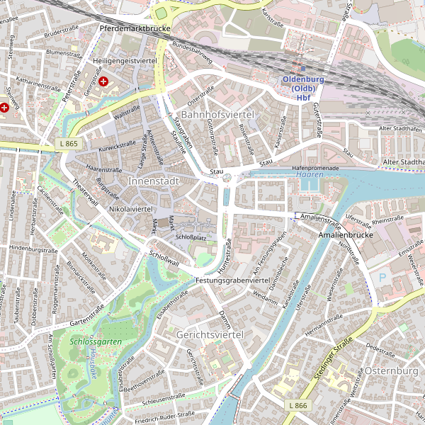 Thumbnail Stadtplan Oldenburg