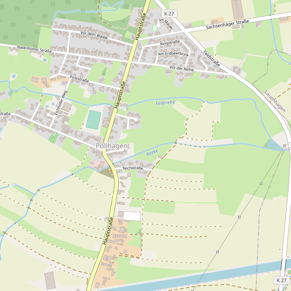 Karte der Toiletten in Pollhagen Thumbnail