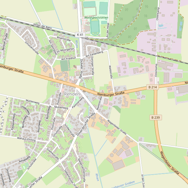 Stadtplan Rehden Thumbnail