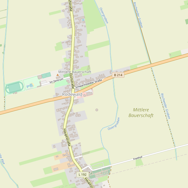 Karte der Toiletten in Rodewald Thumbnail