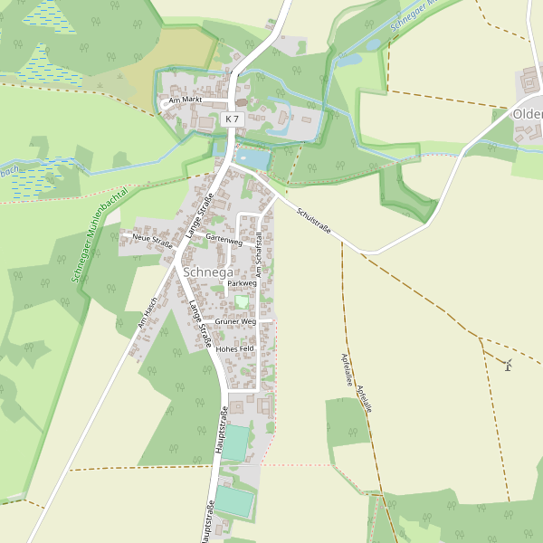 Karte der Toiletten in Schnega Thumbnail